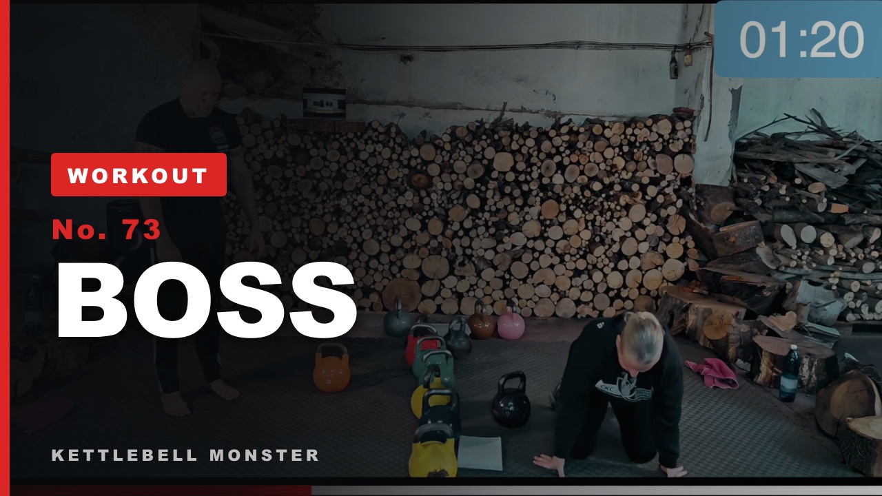 BOSS single kettlebell workout