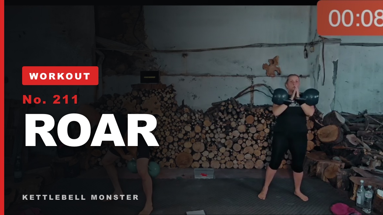 ROAR double kettlebell workout